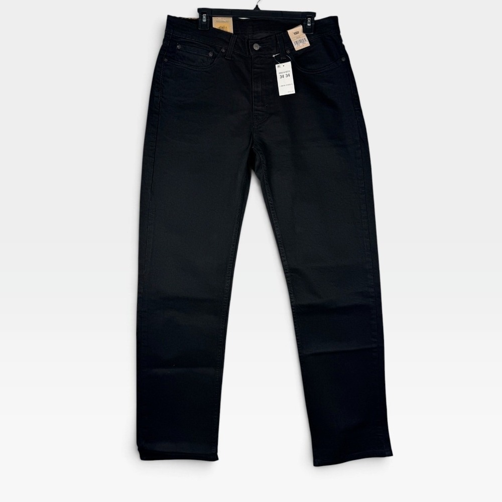 Levis Jeans 514 Straight Mens 34x34 Black Stretch Denim 00514-1923 NWT